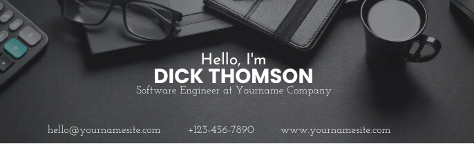 Profile Software Engineer LinkedIn Banner 3 Template | PosterMyWall