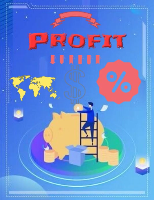 Profit Template PosterMyWall