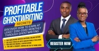 Profitable Ghostwriting FLyer Facebook Shared Image template