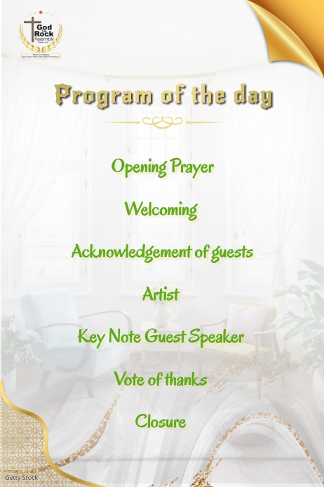 program-order of the day Template | PosterMyWall