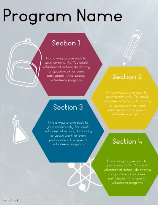 Program Template | PosterMyWall