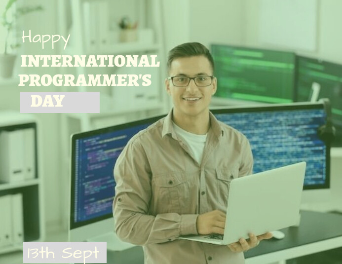 Programmers day Flyer (US Letter) template