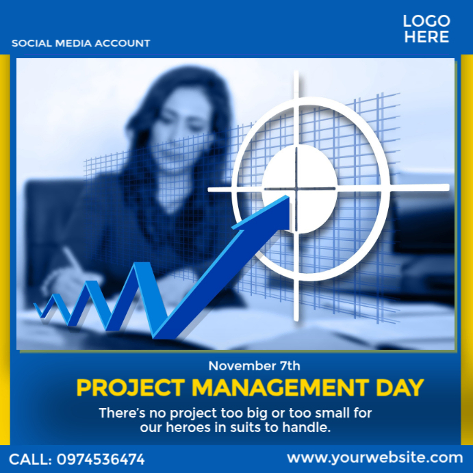 Project Management Day Template | PosterMyWall