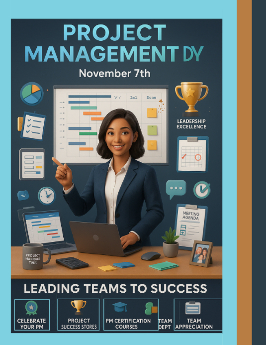 Project Management Day Template | PosterMyWall