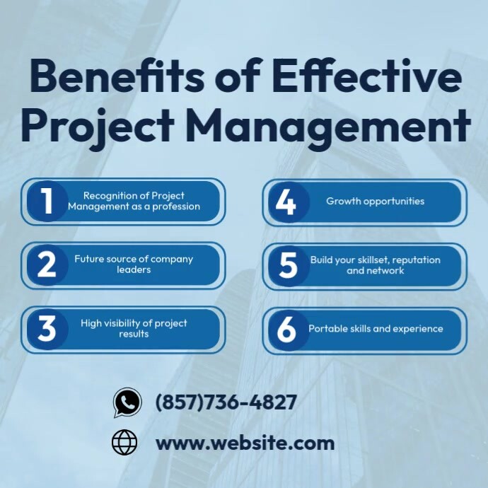 Project Management Template | PosterMyWall