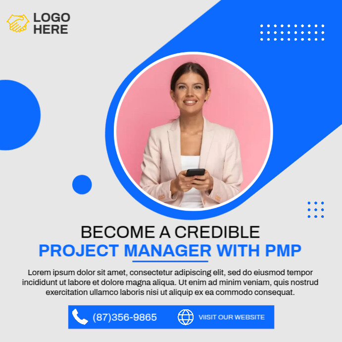 Ad Page Example Project Project manager ads Template | PosterMyWall