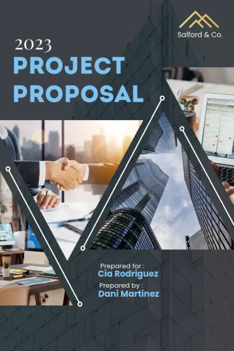 Project Proposal Poster Example Project Proposal Business Poster Templat | PosterMyWall