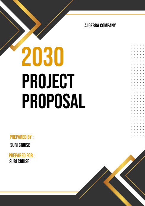 project proposal A4 template