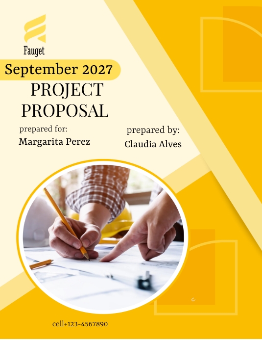 Project Proposal Poster Example Project proposal Template | PosterMyWall