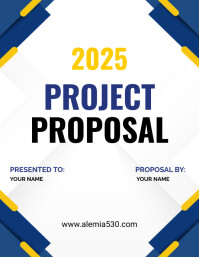 Project Proposal Poster Example Project proposal Template | PosterMyWall