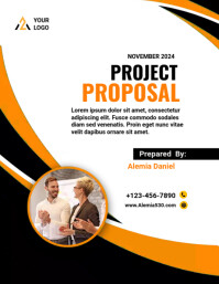 Project Proposal Poster Example Project proposal Template | PosterMyWall