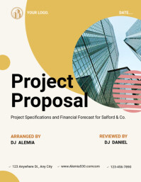 Project Proposal Poster Example Project proposal Template | PosterMyWall