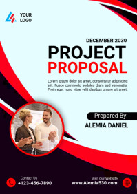 Project Proposal Poster Example Project Proposal Template | PosterMyWall