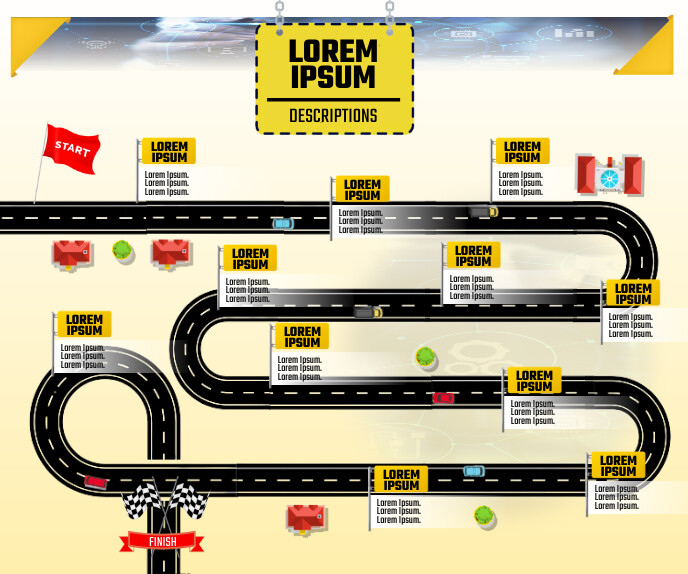 Project Loadmap Design Project Roadmap Template | PosterMyWall