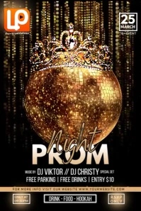 Prom Celebration Party Póster template