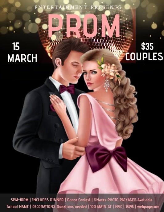 Prom Date Design This Design Template is not available | PosterMyWall