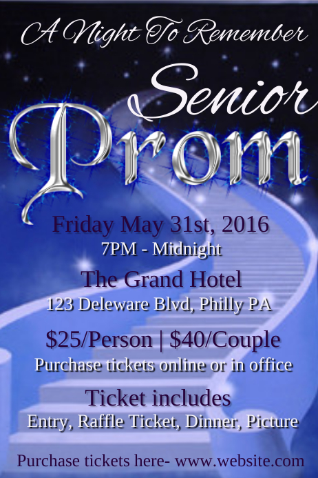 PROM Template | PosterMyWall