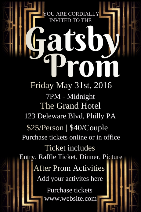 prom Template | PosterMyWall