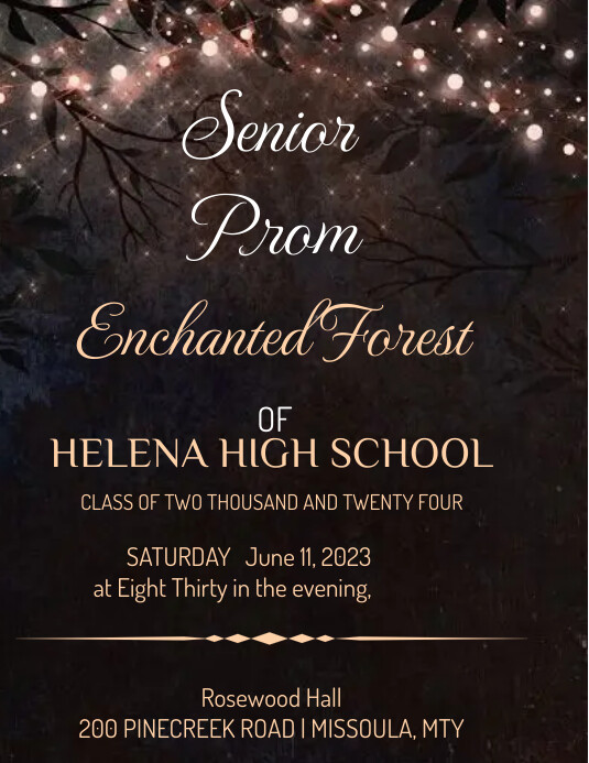 Prom flyer template | PosterMyWall