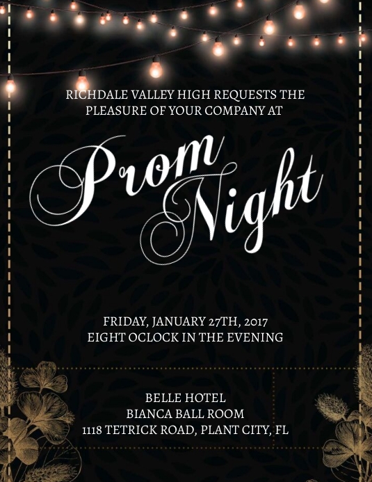 PROM FLYER TEMPLATE PosterMyWall PROM FLYER TEMPLATE PosterMyWall