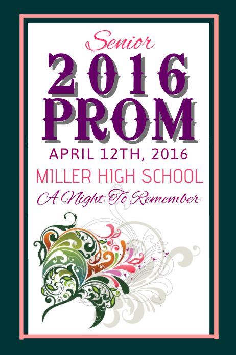PROM Template | PosterMyWall