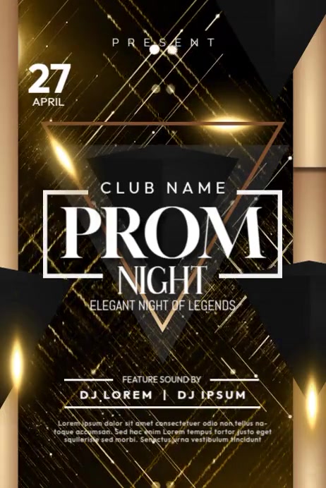 Prom Invitation Design Template | PosterMyWall