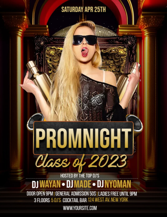 Prom Night Celebration Template | PosterMyWall
