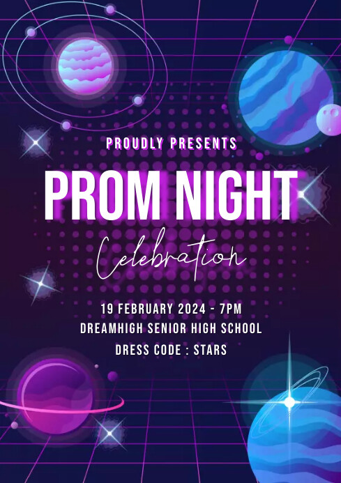 Prom Night Celebration Template | PosterMyWall