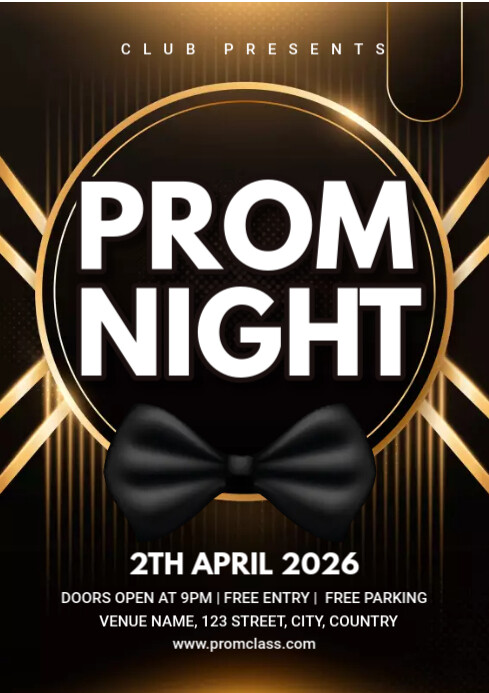 Prom Night Template | PosterMyWall