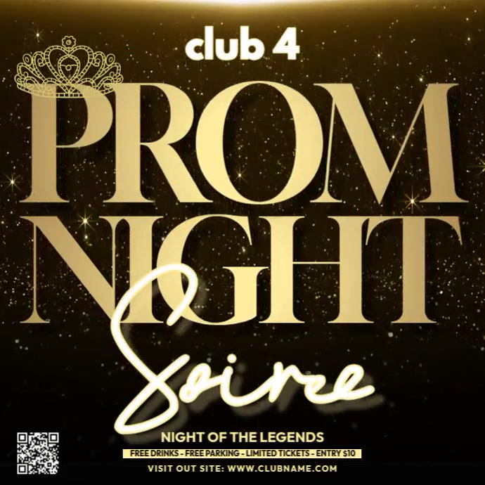 Prom Night Template | PosterMyWall