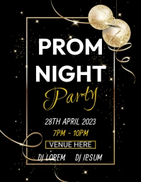 Template Program For Jhs Prom Night Prom Night Template | PosterMyWall