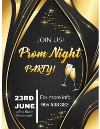 Plantilla de prom night template | PosterMyWall