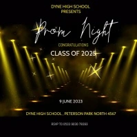 Prom Night Instagram Plasing template