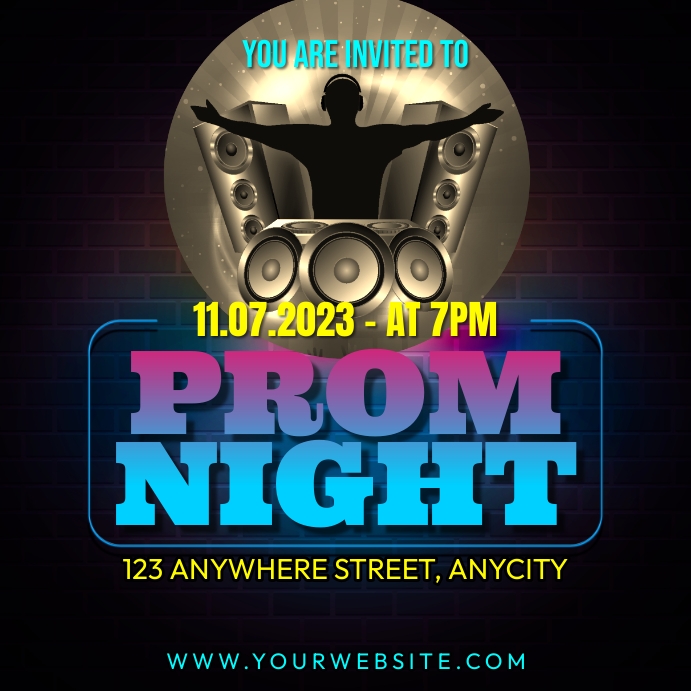 Prom Night Template | PosterMyWall