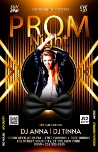 PROM NIGHT Tabloid template