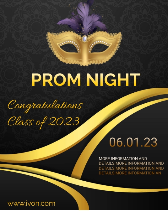PROM NIGHT Template | PosterMyWall