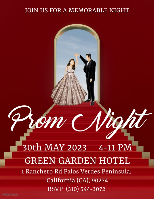 Plantilla de prom night | PosterMyWall