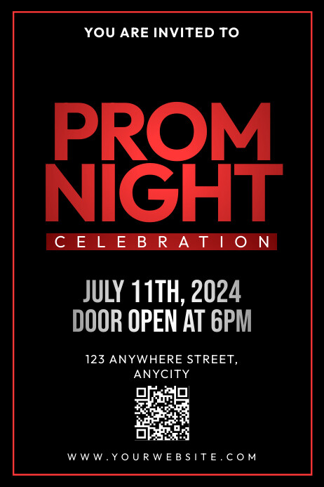 Prom Night Template | PosterMyWall