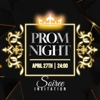 Prom Night Instagram Post template