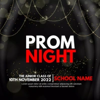 Prom Night Instagram Post template