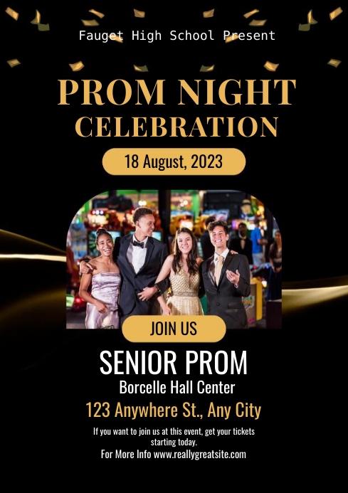 Prom Night Template | PosterMyWall