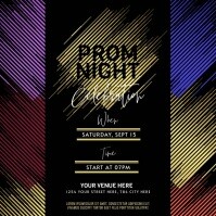 Prom Season Post Prom Night Instagram Poster Template | PosterMyWall