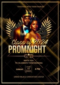 Prom Night A4 template