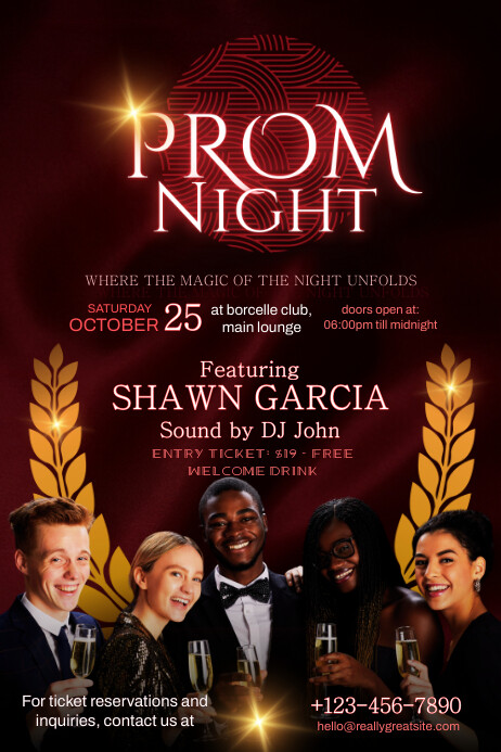 PROM NIGHT Templat | PosterMyWall