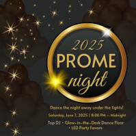Prom Night Instagram Post template