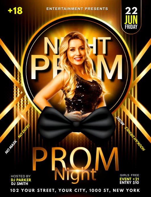 PROM NIGHT Template | PosterMyWall