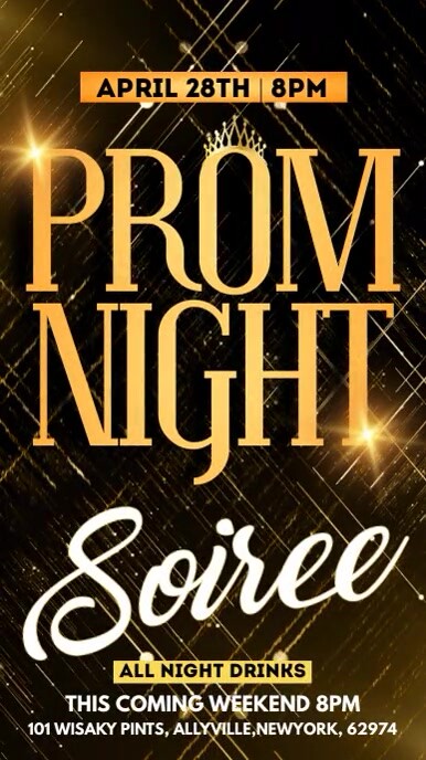 Prom Night Event Template | PosterMyWall