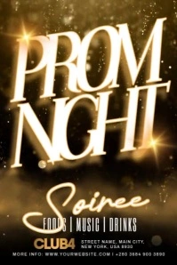 Prom Night Event 海报 template