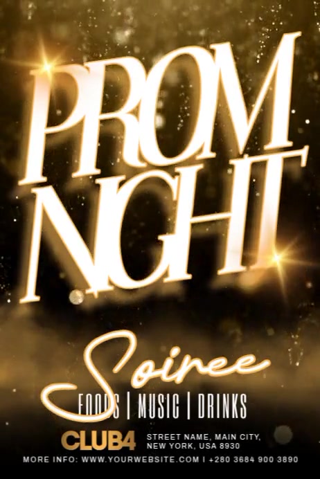 Prom Night Event Template | PosterMyWall