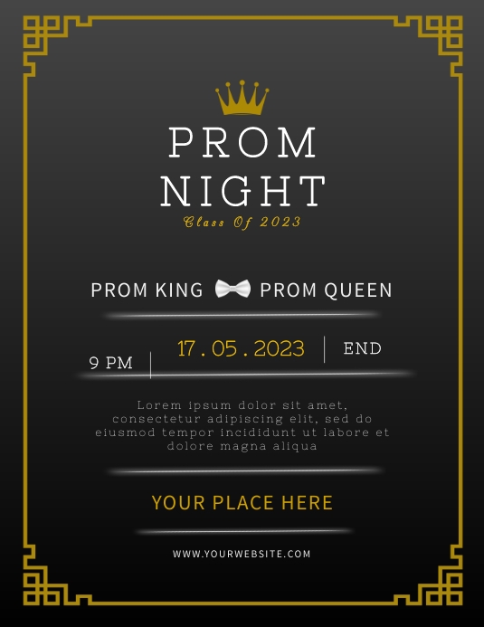 Prom Night Flyer Template | PosterMyWall